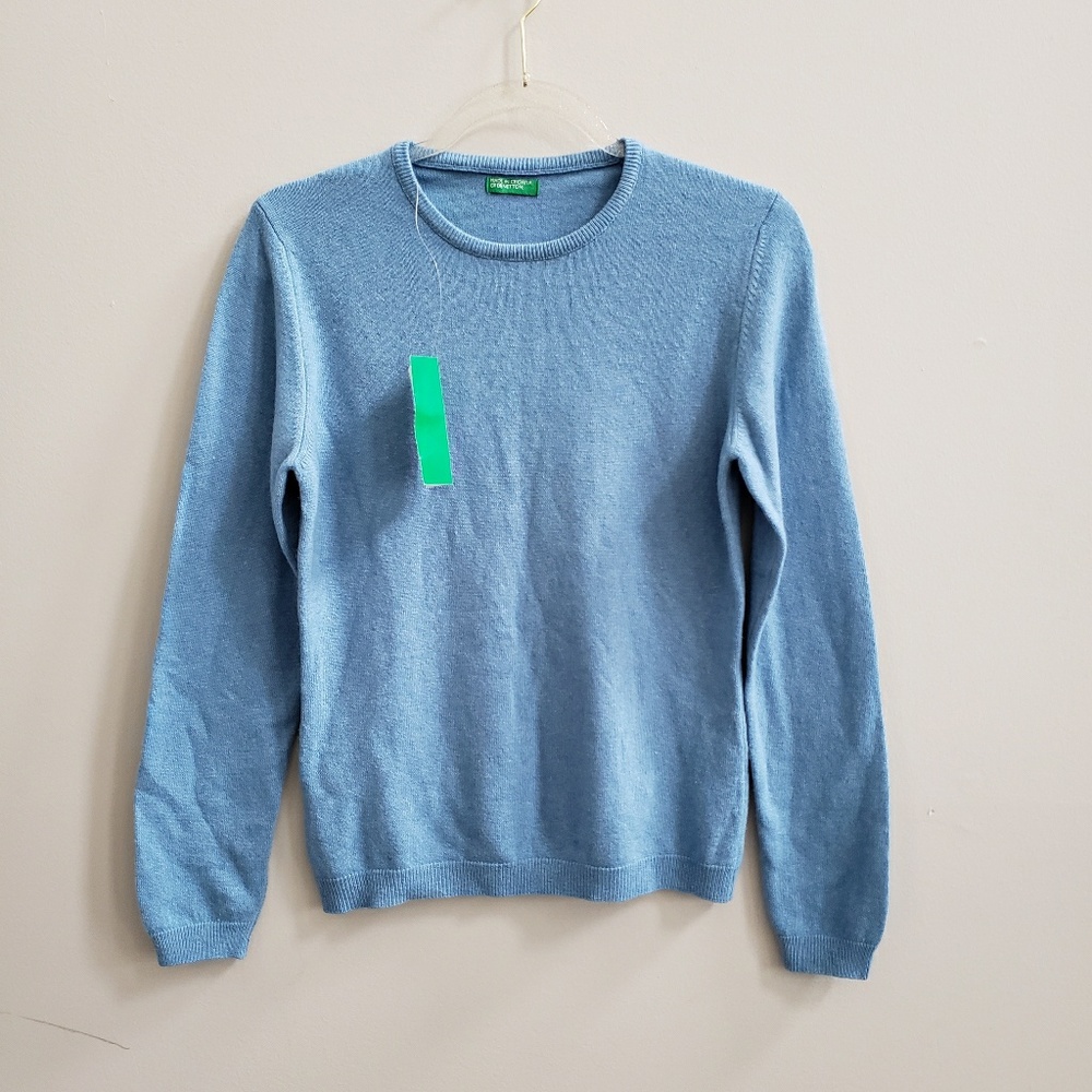Vintage Benetton Sweater M Blue